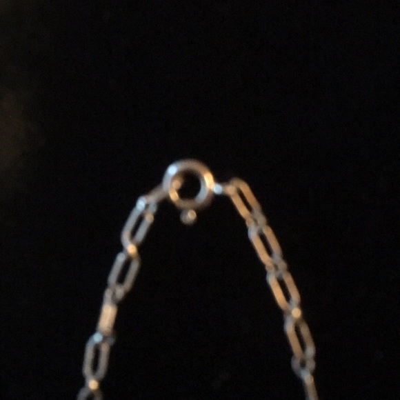 Sterling and Turquoise Heart Necklace - Picture 5 of 5